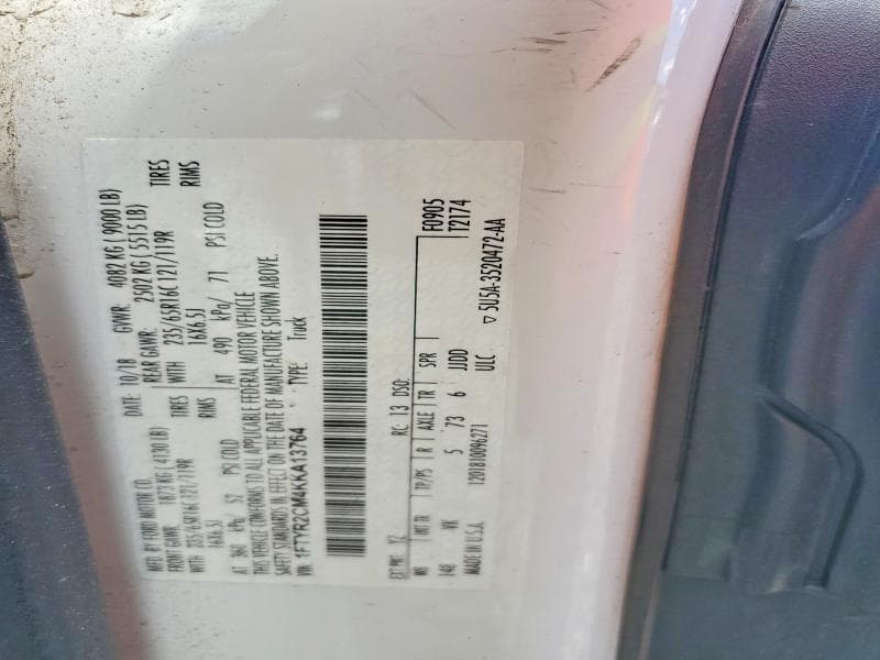 2019 FORD TRANSIT T-250 13