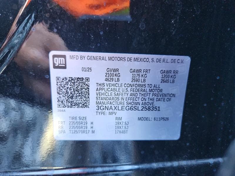 2025 CHEVROLET EQUINOX RS 14