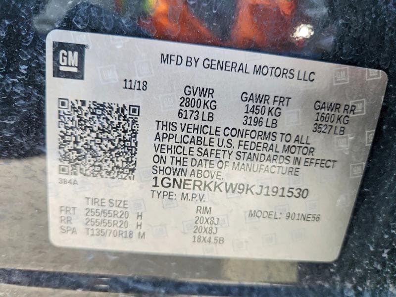 2019 CHEVROLET TRAVERSE PREMIER 13