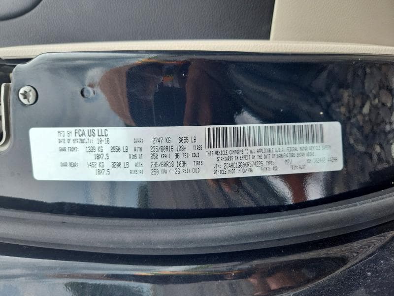 2019 CHRYSLER PACIFICA LIMITED LIMITED 13