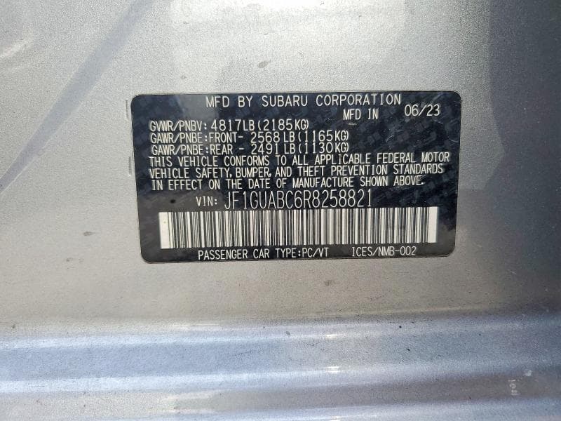 2024 SUBARU IMPREZA 13