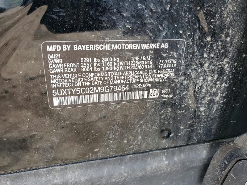 2021 BMW X3 XDRIVE30I XDRIVE30I 13