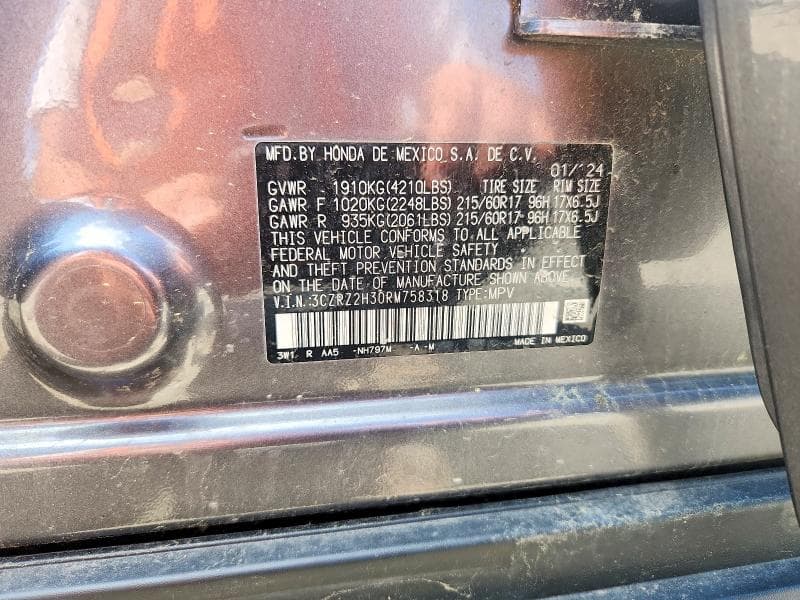 2024 HONDA HR-V LX LX 13