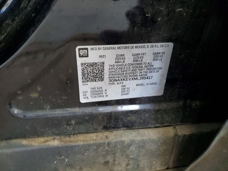 2021 CHEVROLET EQUINOX LTZ 12