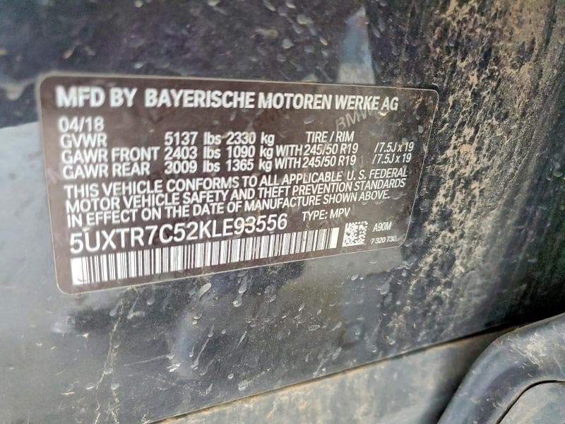2019 BMW X3 SDRIVE30I SDRIVE30I 13