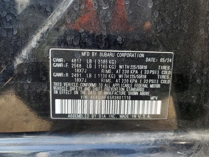 2024 SUBARU CROSSTREK SPORT SPORT 13