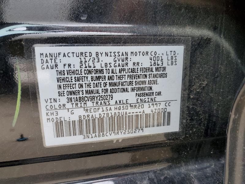 2024 NISSAN SENTRA SV SV 12