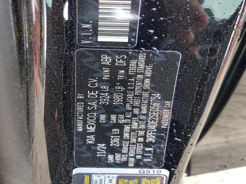 2025 KIA K4 EX 12