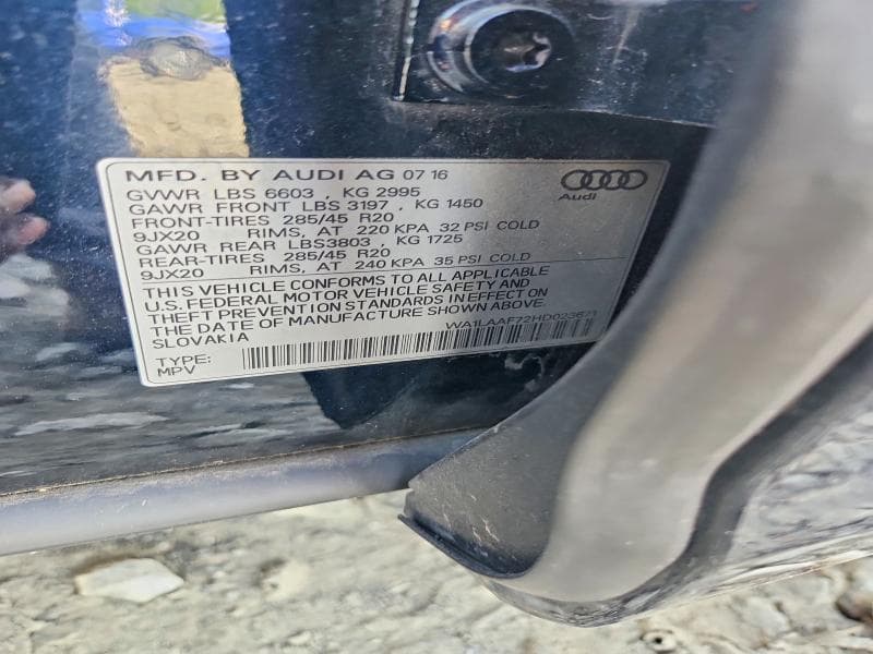 2017 AUDI Q7 PREMIUM PLUS 13