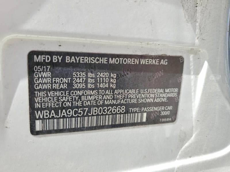 2018 BMW 530E 13
