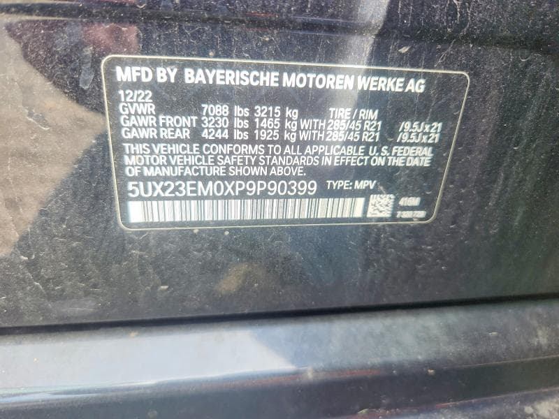 2023 BMW X7 XDRIVE40I XDRIVE40I 13
