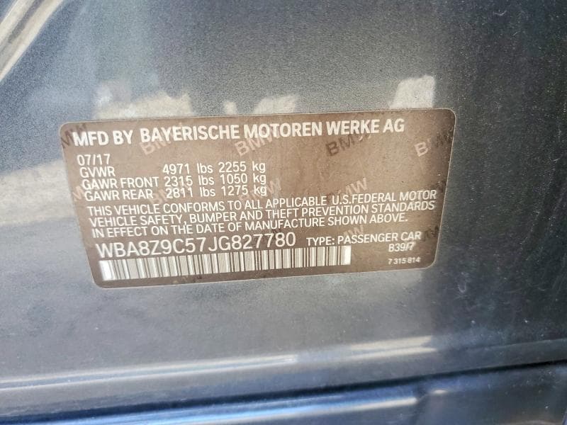 2018 BMW 330 XIGT XIGT 12