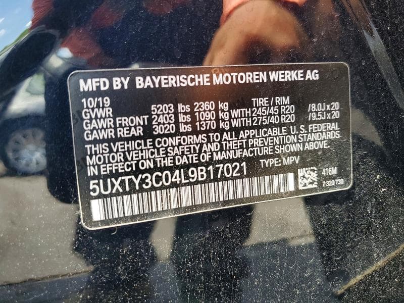 2020 BMW X3 SDRIVE30I 13