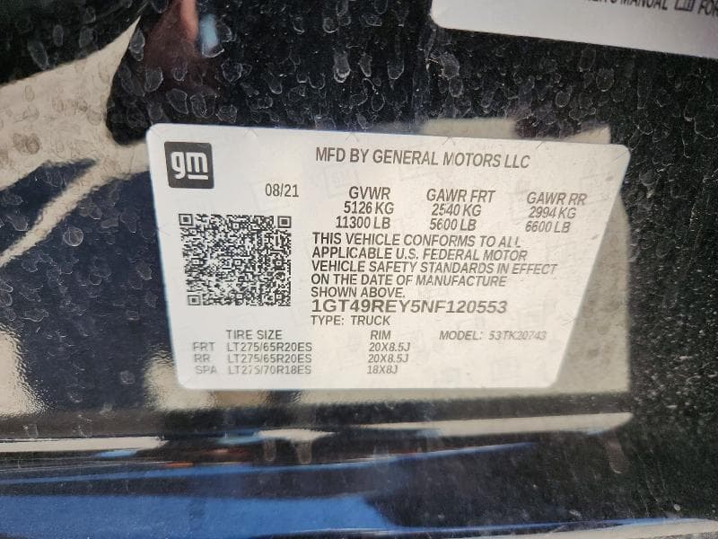2022 GMC SIERRA K2500 DENALI 12