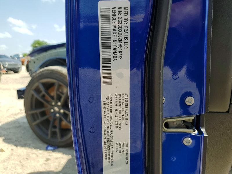 2021 DODGE CHARGER SCAT PACK 12
