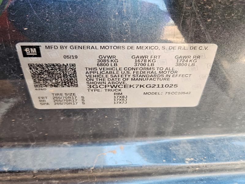 2019 CHEVROLET SILVERADO C1500 LT 13