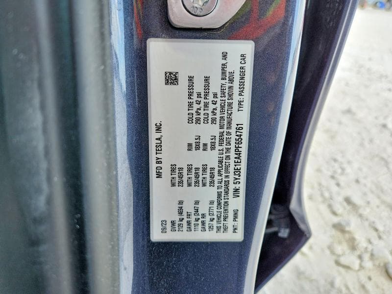 2023 TESLA MODEL 3 13