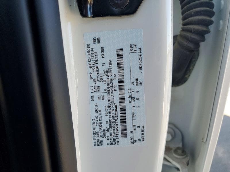 2020 FORD F250 SUPER DUTY 12