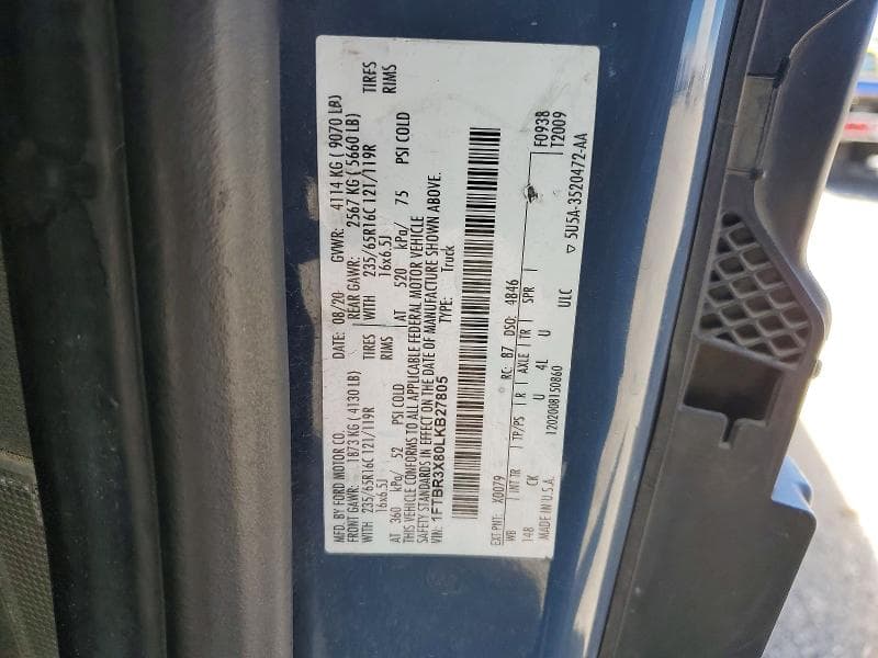 2020 FORD TRANSIT 250 DELIVERY VAN 13