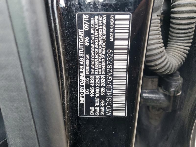 2016 MERCEDES-BENZ CLA 250 12