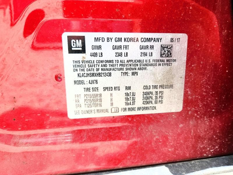 2017 BUICK ENCORE PREMIUM 12