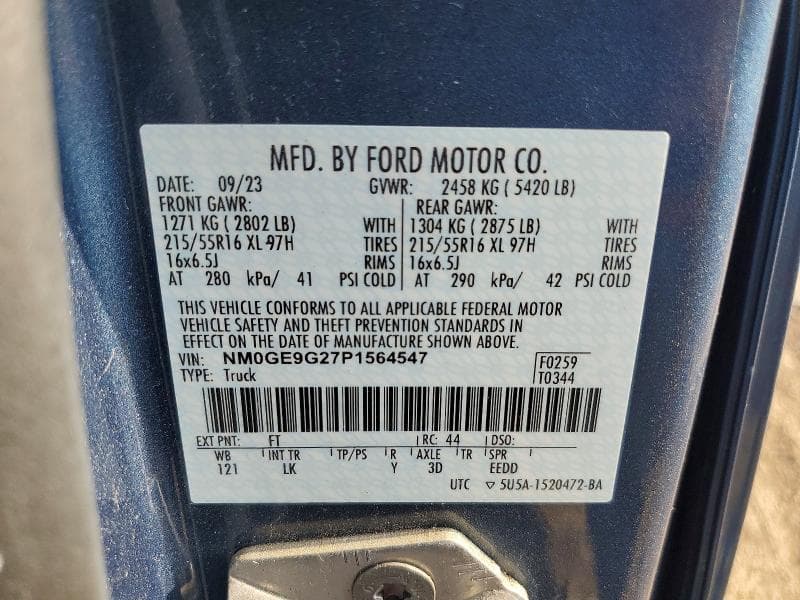 2023 FORD TRANSIT CONNECT TITANIUM 13