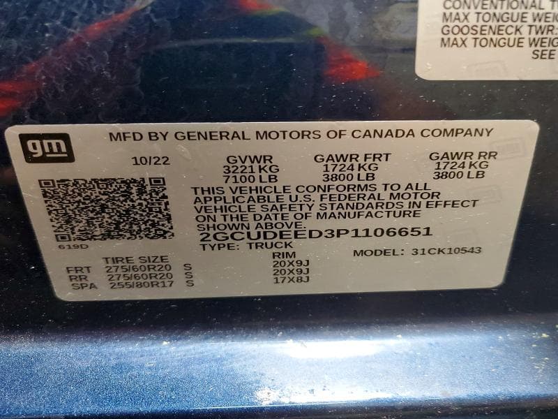 2023 CHEVROLET SILVERADO K1500 RST 13