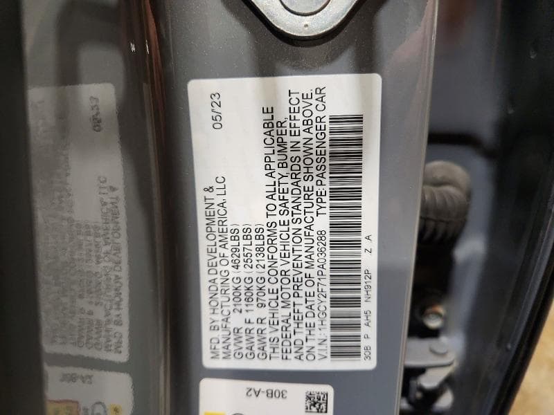 2023 HONDA ACCORD HYBRID SPORT-L 13
