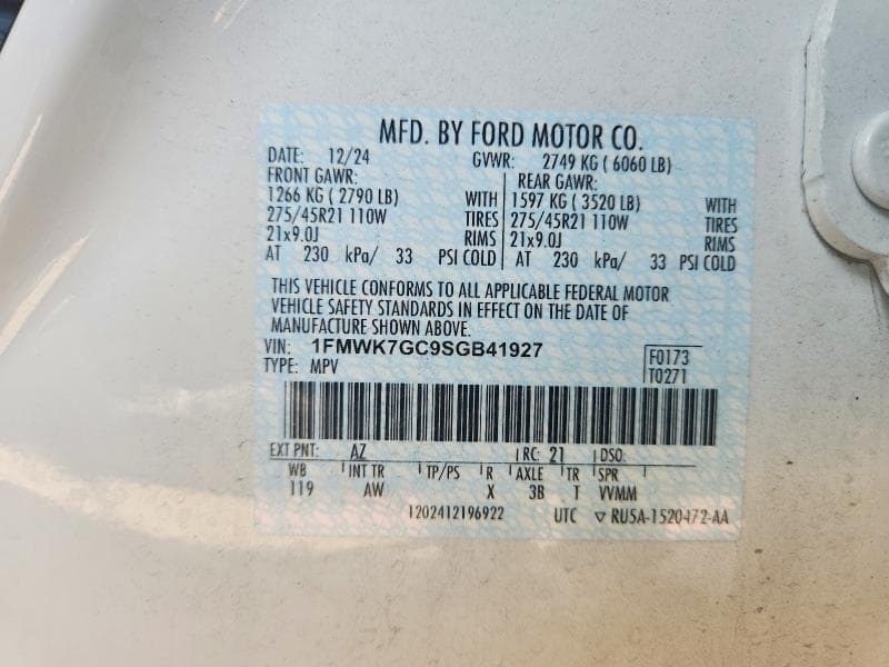 2025 FORD EXPLORER ST 13