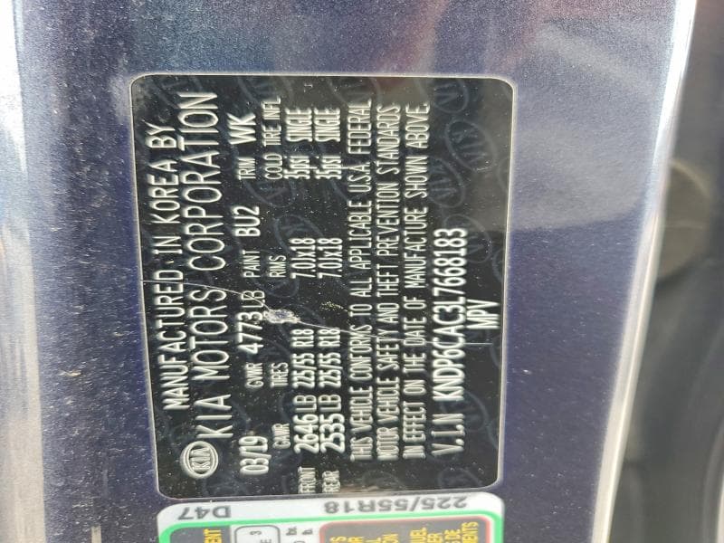 2020 KIA SPORTAGE S 14