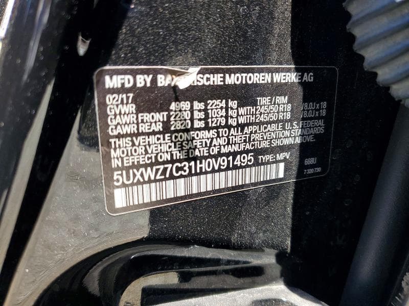 2017 BMW X3 SDRIVE28I 14