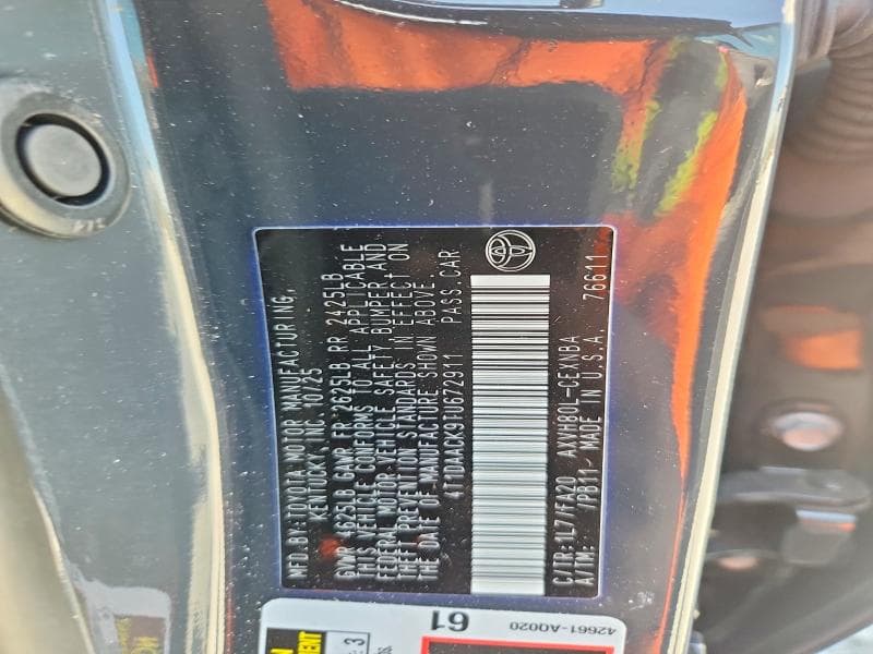 2026 TOYOTA CAMRY LE 12