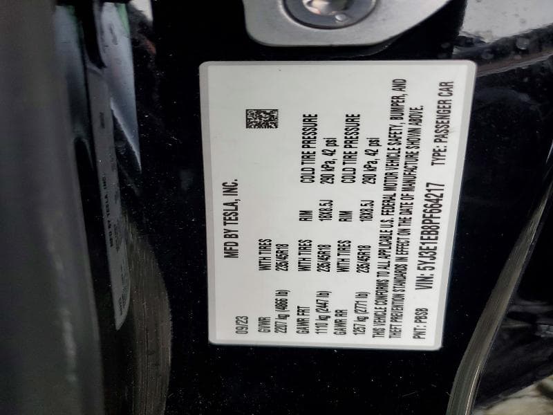 2023 TESLA MODEL 3 12