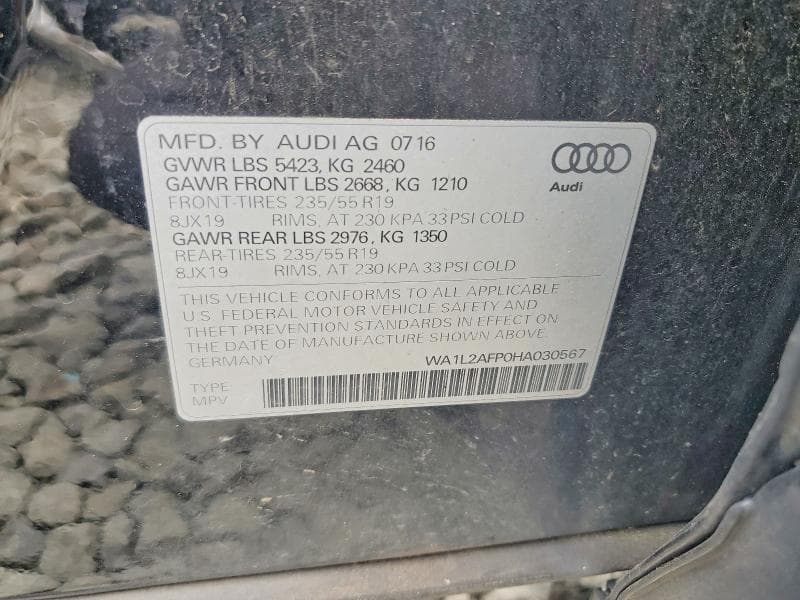 2017 AUDI Q5 PREMIUM PLUS 13