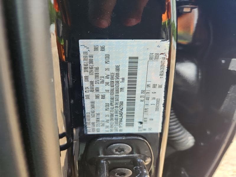 2025 FORD F150 TREMOR TREMOR 12