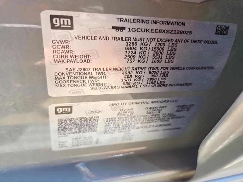 2025 CHEVROLET SILVERADO K1500 RST 12