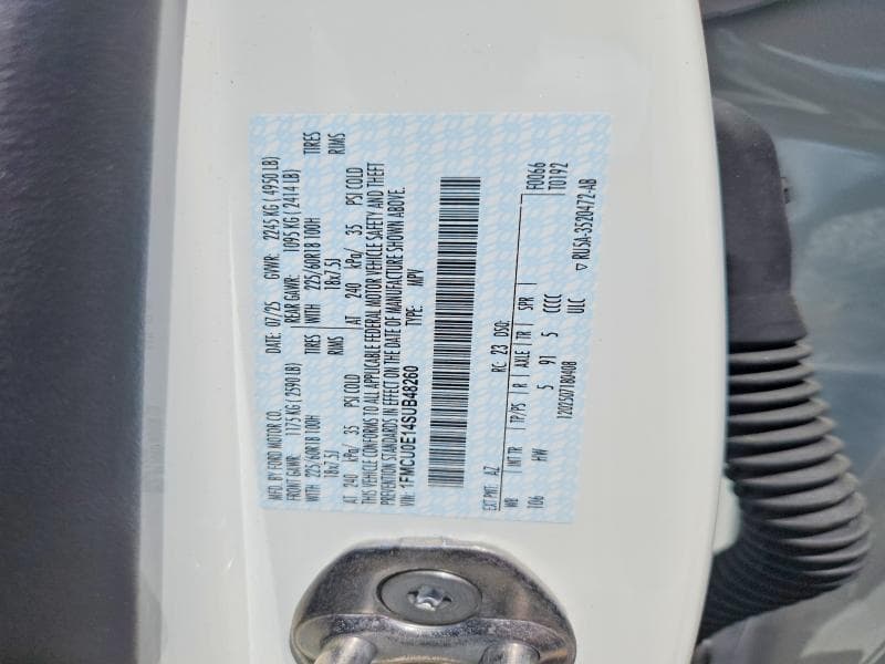2025 FORD ESCAPE 13