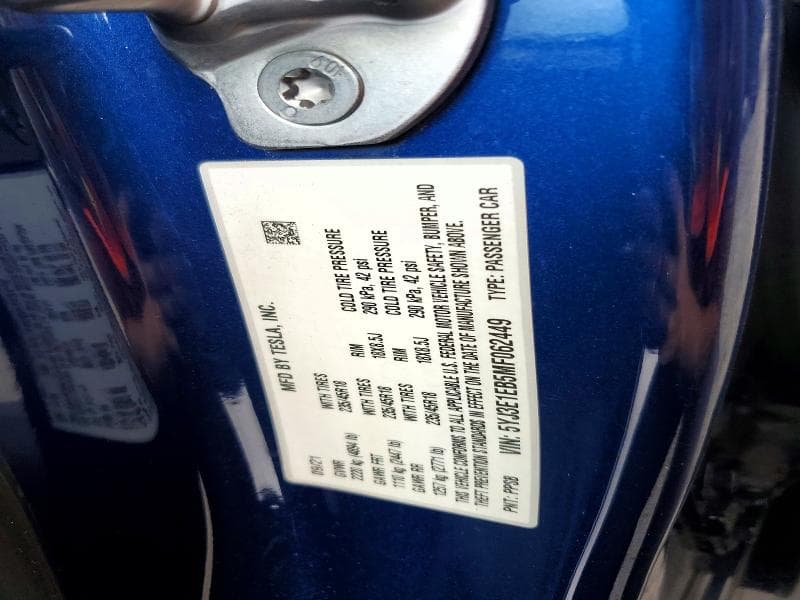 2021 TESLA MODEL 3 12