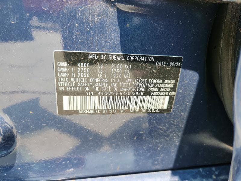 2025 SUBARU LEGACY SPORT SPORT 12