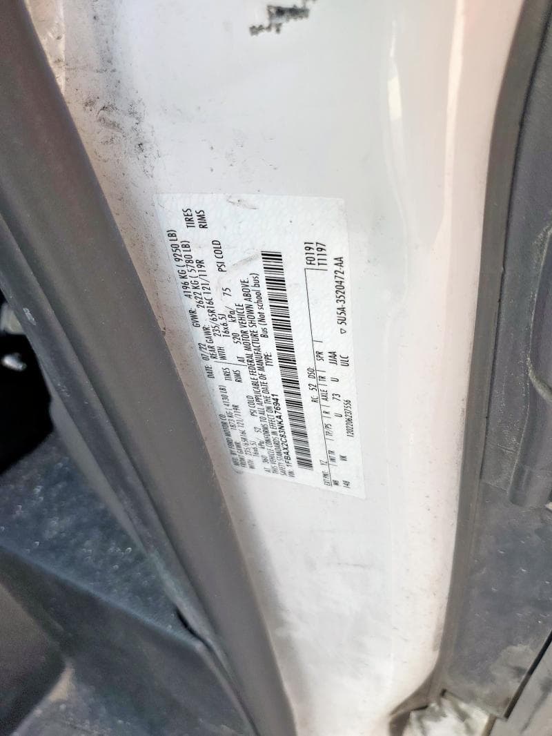 2022 FORD TRANSIT T-350 14