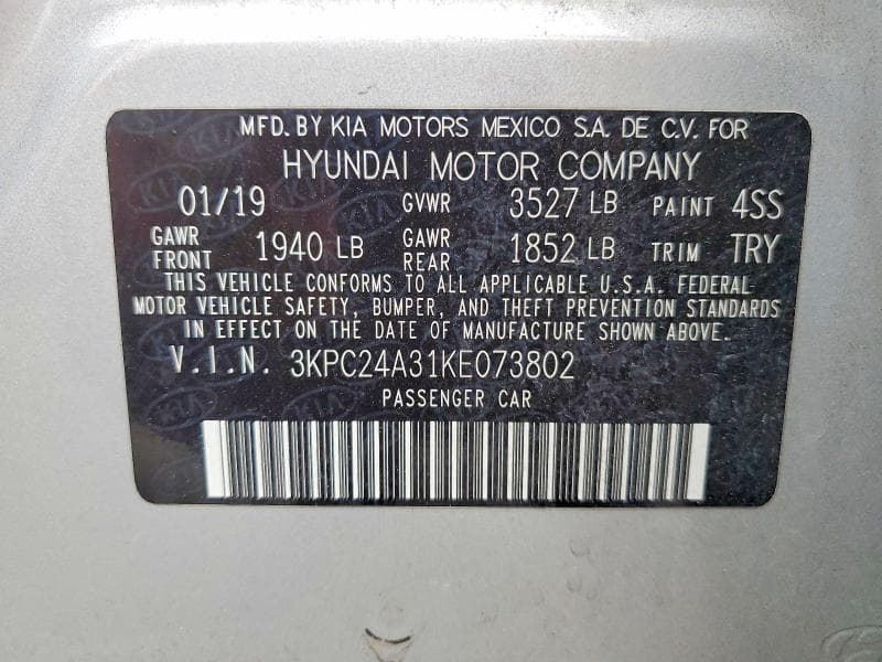 2019 HYUNDAI ACCENT SE 13