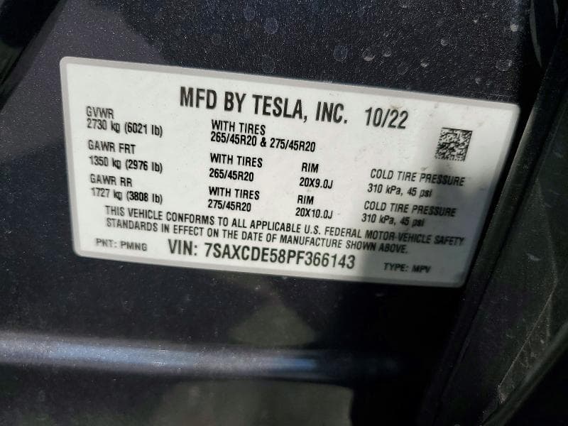 2023 TESLA MODEL X 14