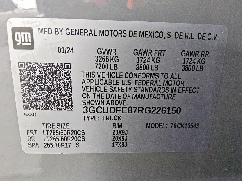 2024 CHEVROLET SILVERADO K1500 LT TRAIL BOSS 12