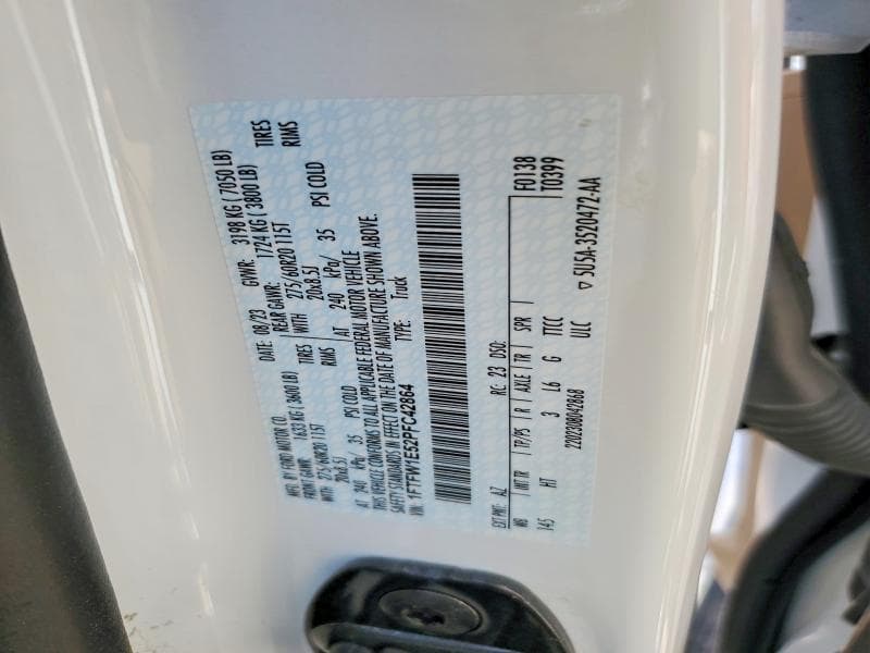 2023 FORD F150 SUPERCREW 12