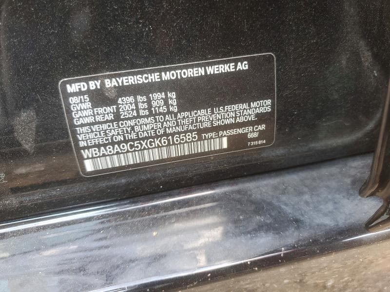 2016 BMW 320 I 12