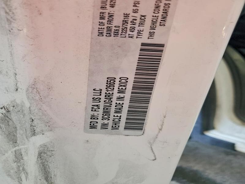 2024 RAM PROMASTER 3500 3500 HIGH 14