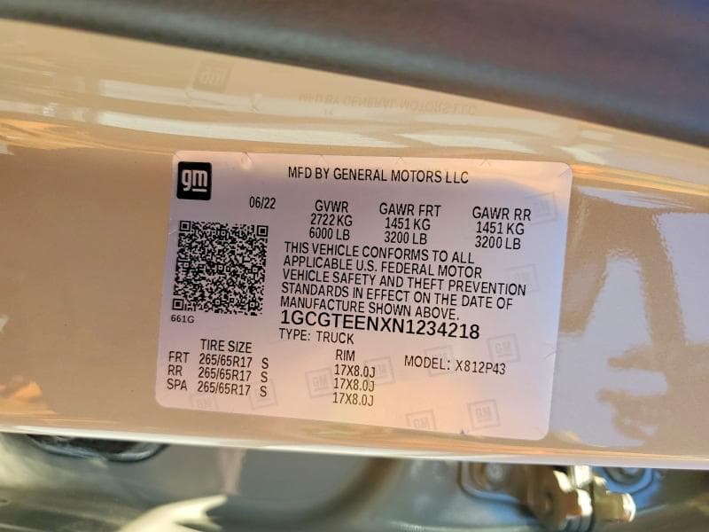 2022 CHEVROLET COLORADO ZR2 13