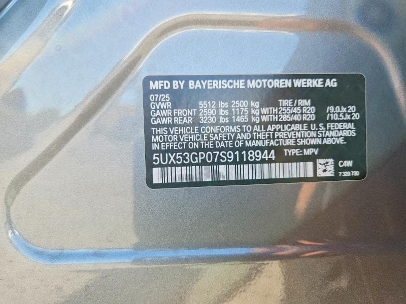 2025 BMW X3 30 XDRIVE 13