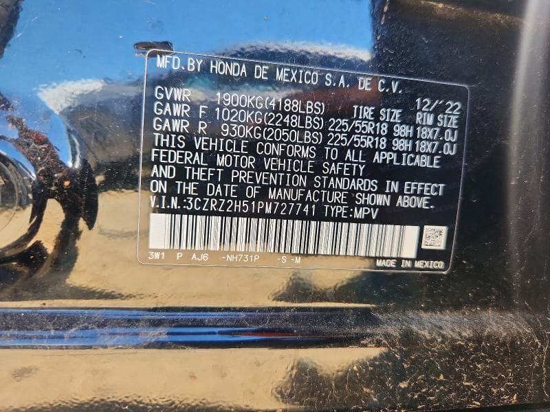 2023 HONDA HR-V SPORT 12