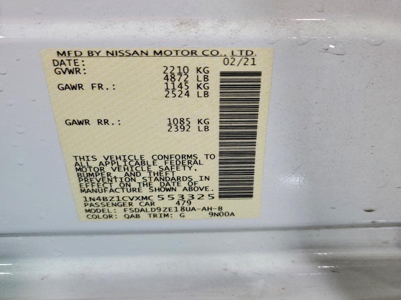 2021 NISSAN LEAF SV PLUS SV PLUS 12